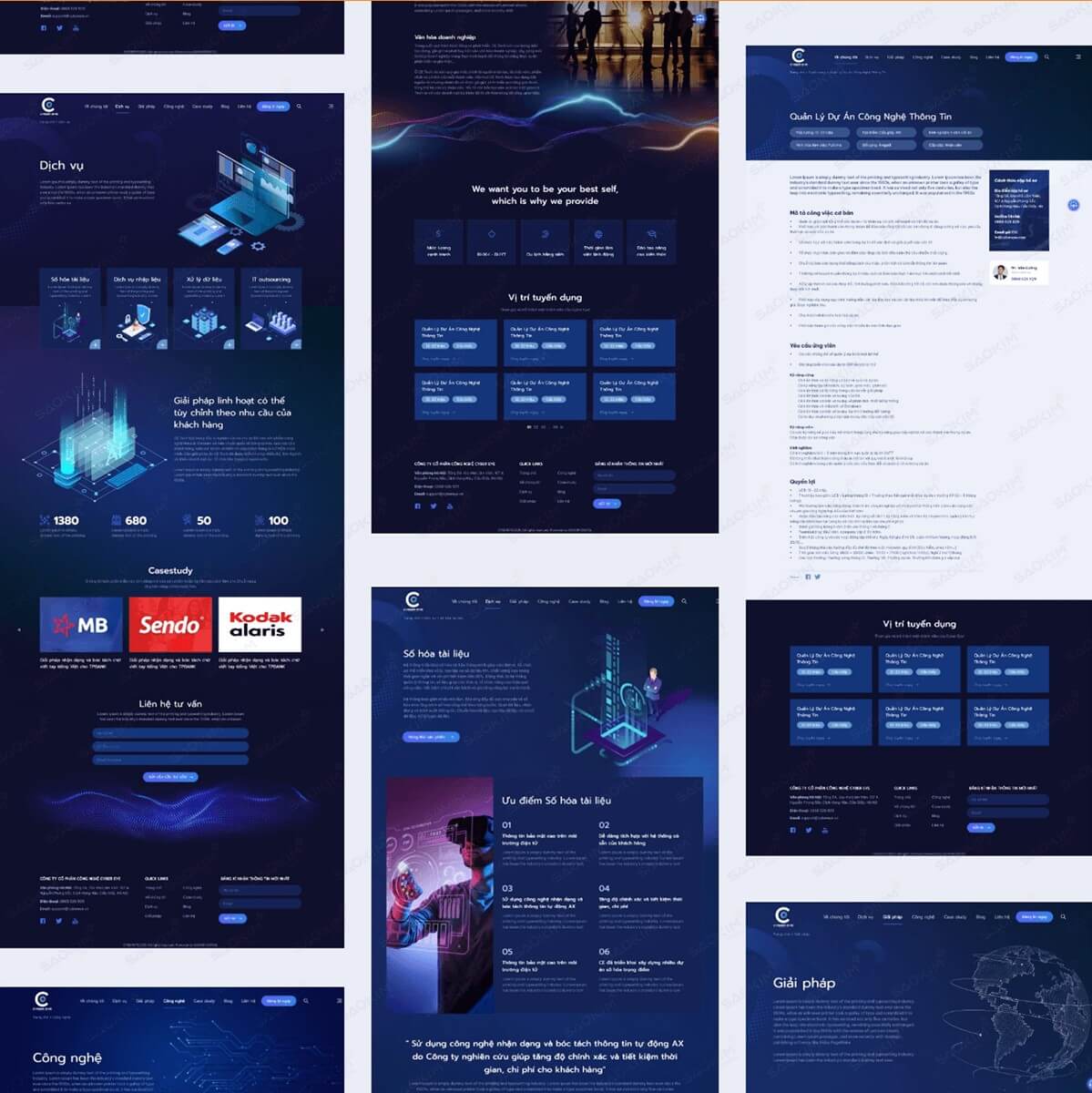 Thietkewebquangngai.vn thiết kế giao diện thân thiện và dễ sử dụng cho website công nghệ